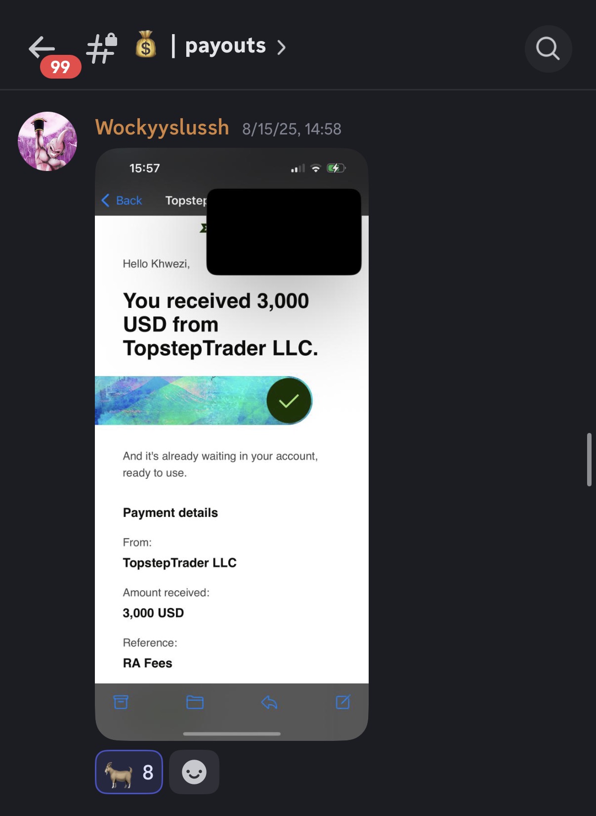 TigTrades Student Result 29