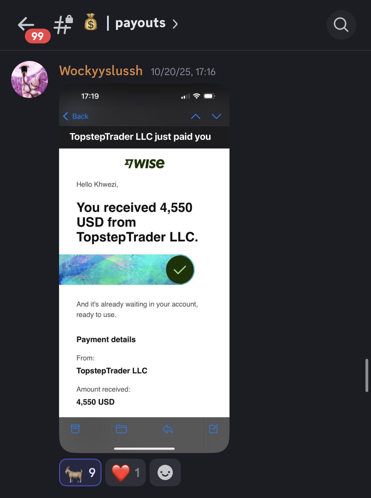 TigTrades Student Result 22