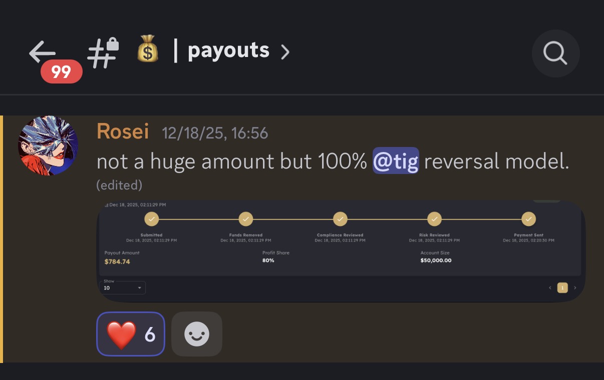 TigTrades Student Result 17