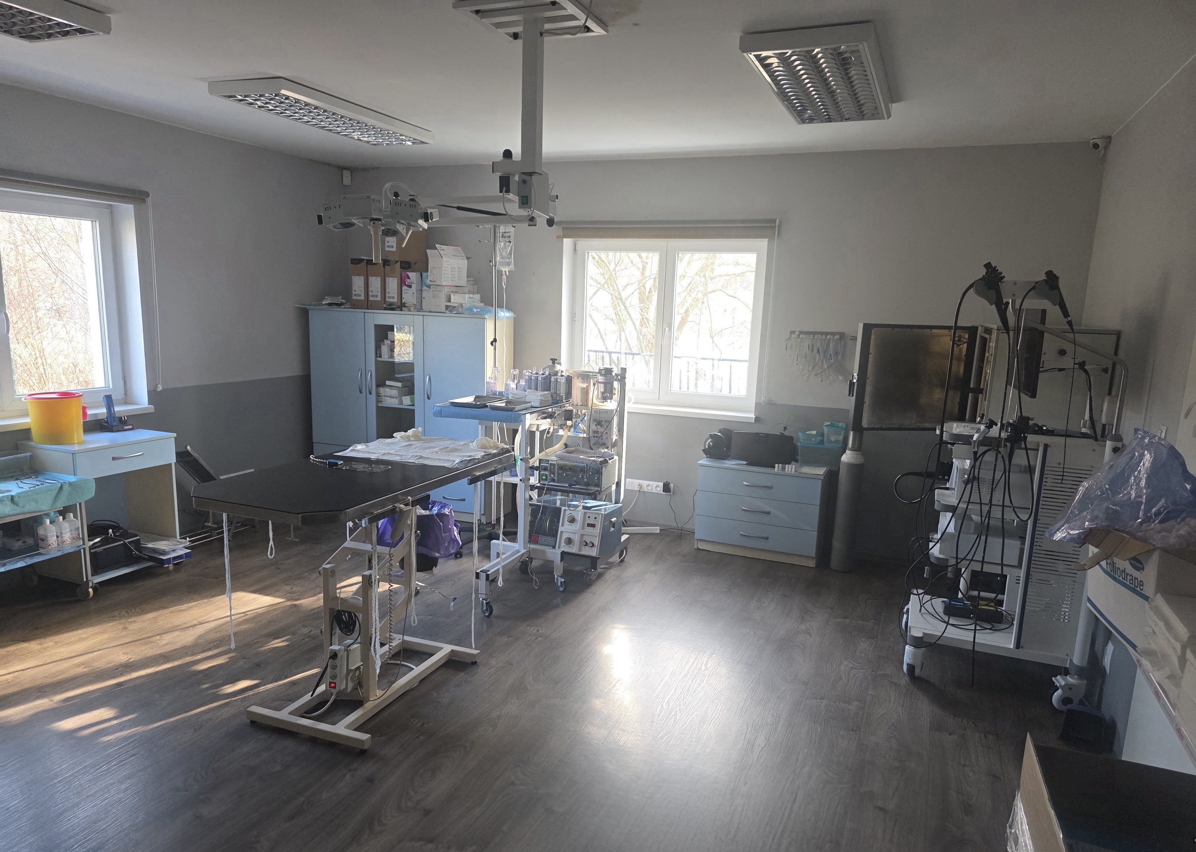 Prostory veterinární ordinace Sokolov — prostor pro hospitalizaci zvířat