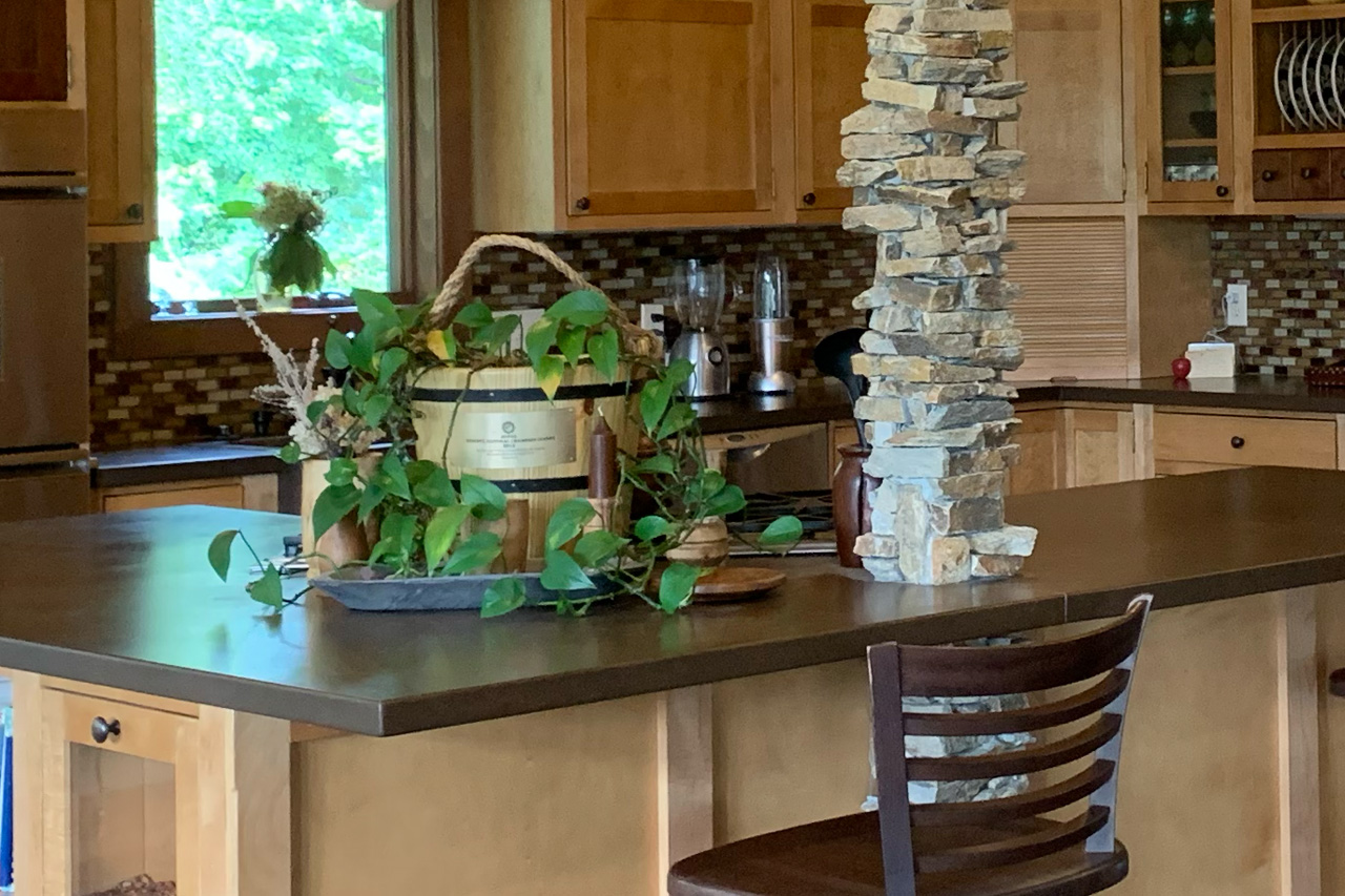 metal countertop
