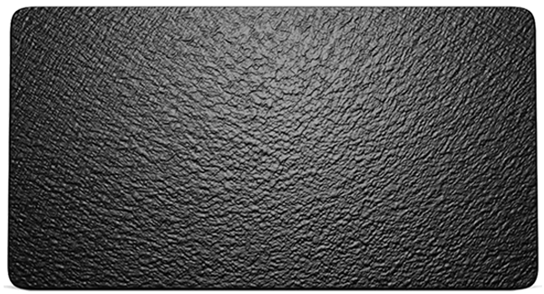 black peel powder coating color sample