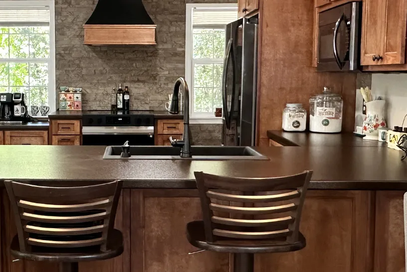 metal countertop