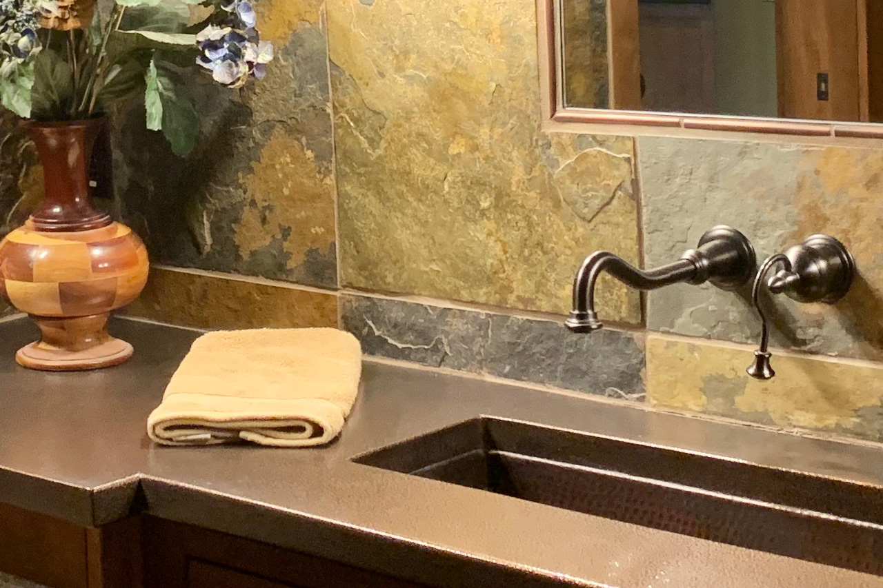 metal countertop