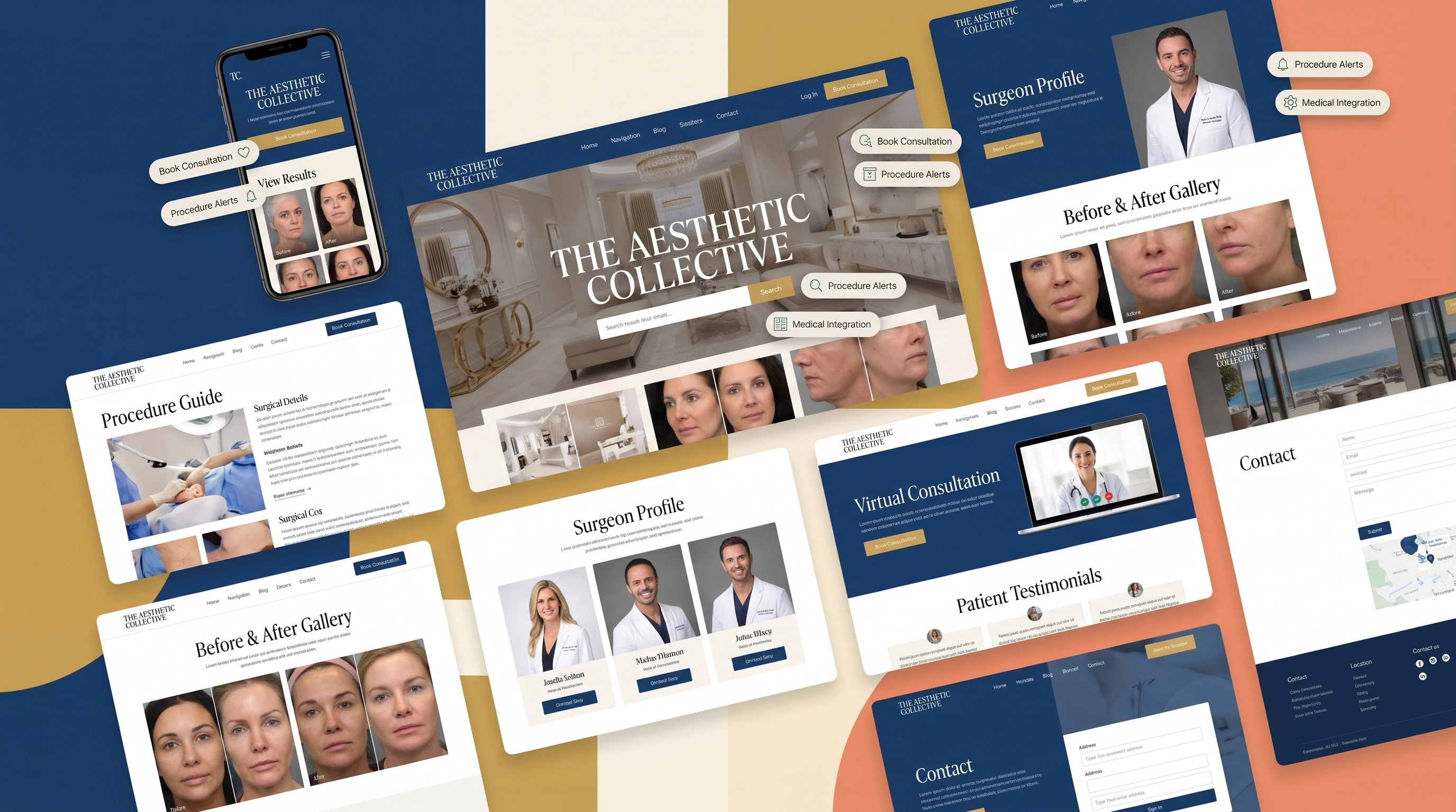 Medical & Beauty Spas Dashboard