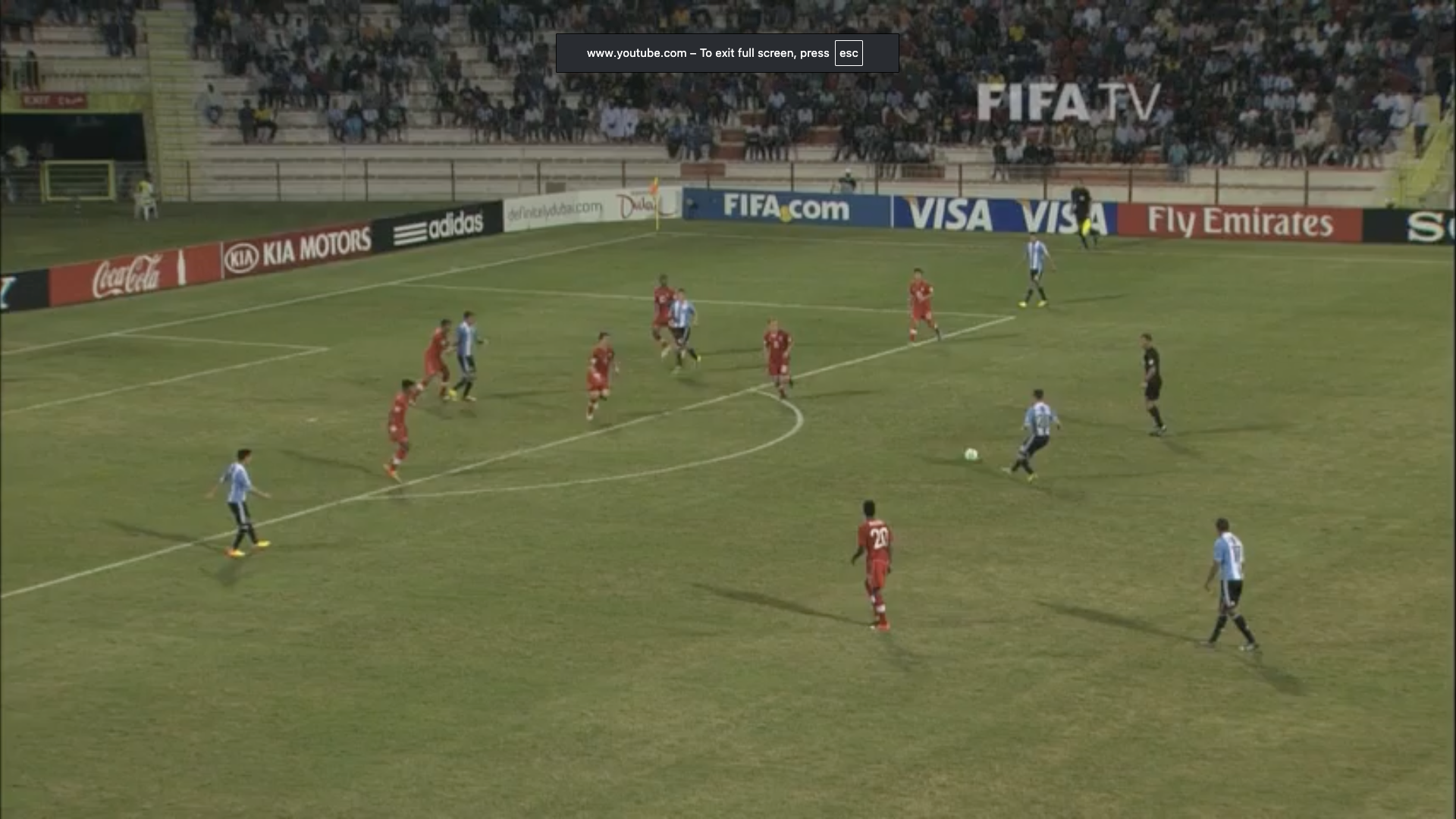 Team Canada versus Argentina World Cup image