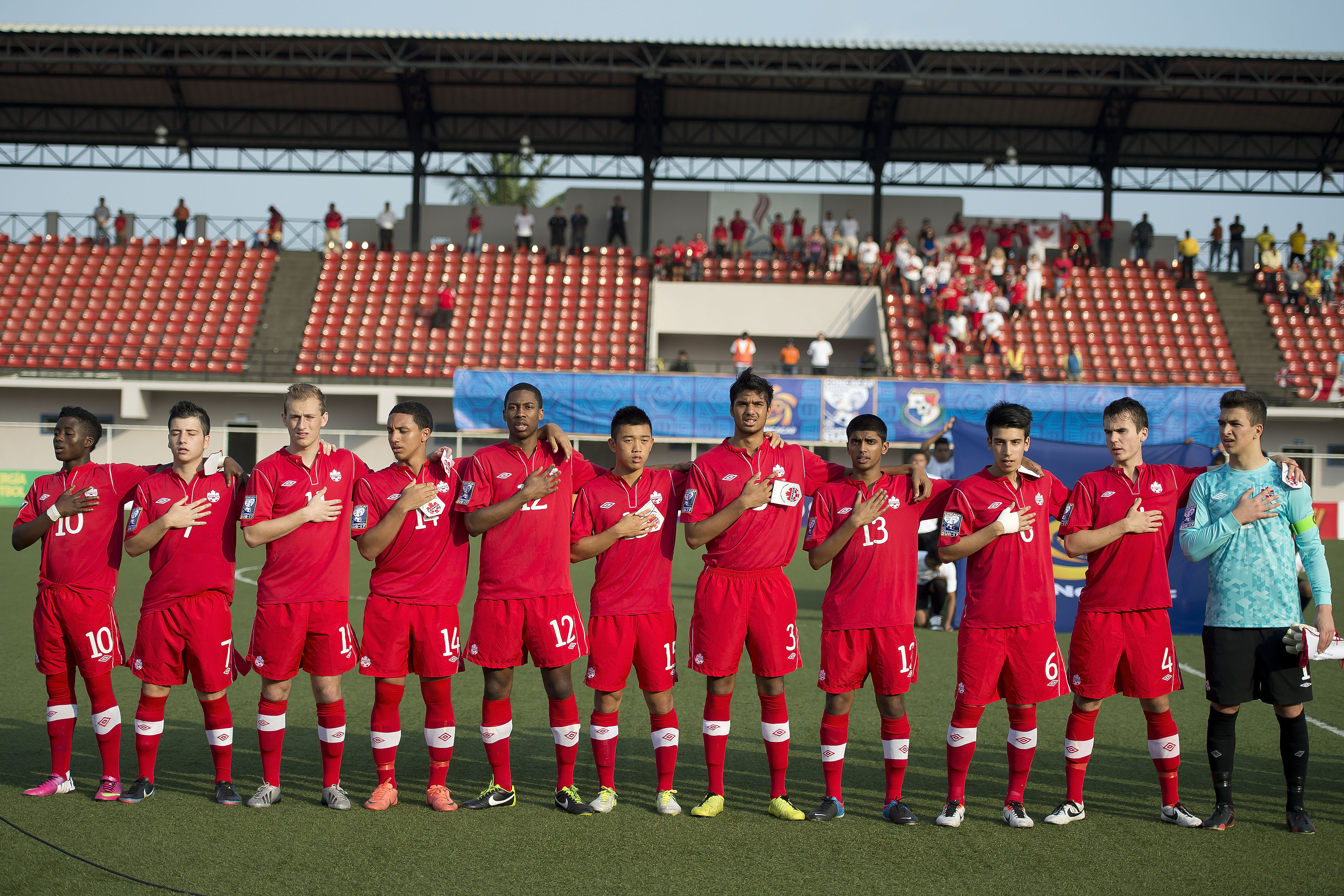 Starting lineup World Cup qualifying match Canada versus Jamaica