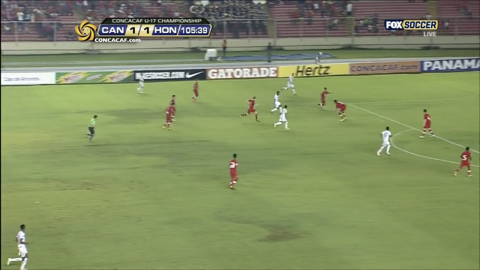 Canada versus Honduras match image