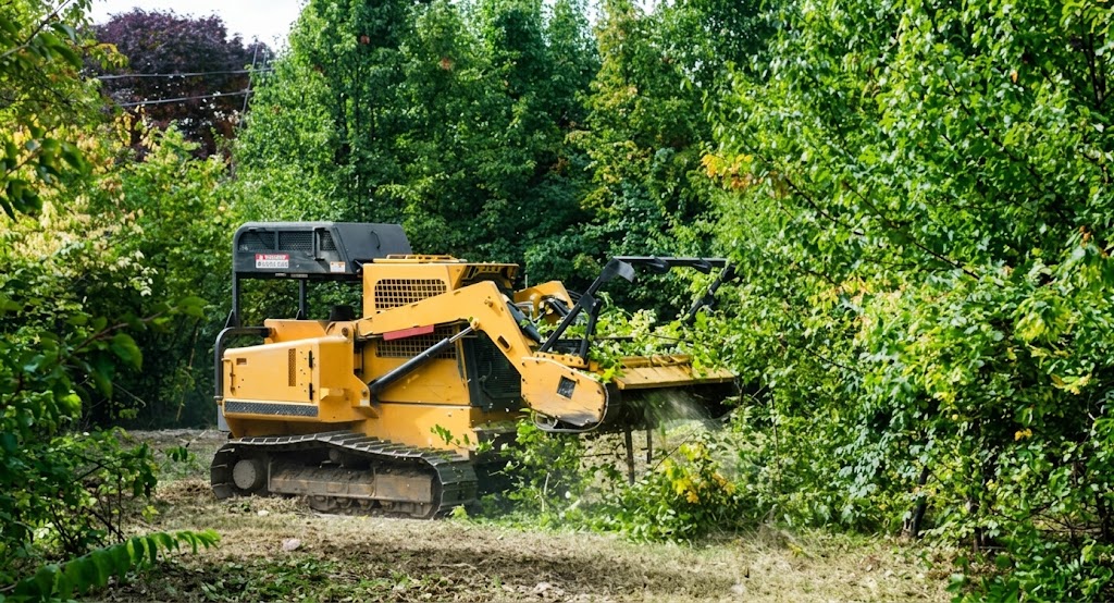 Professional mulching services for residential and landscaped properties