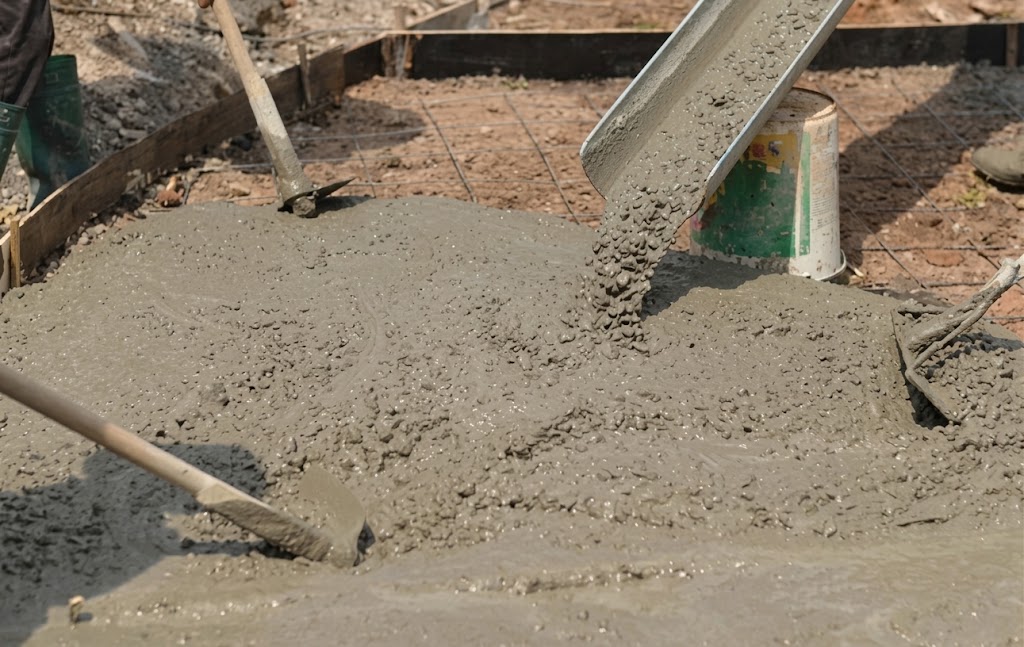 Professional concrete construction services for residential properties