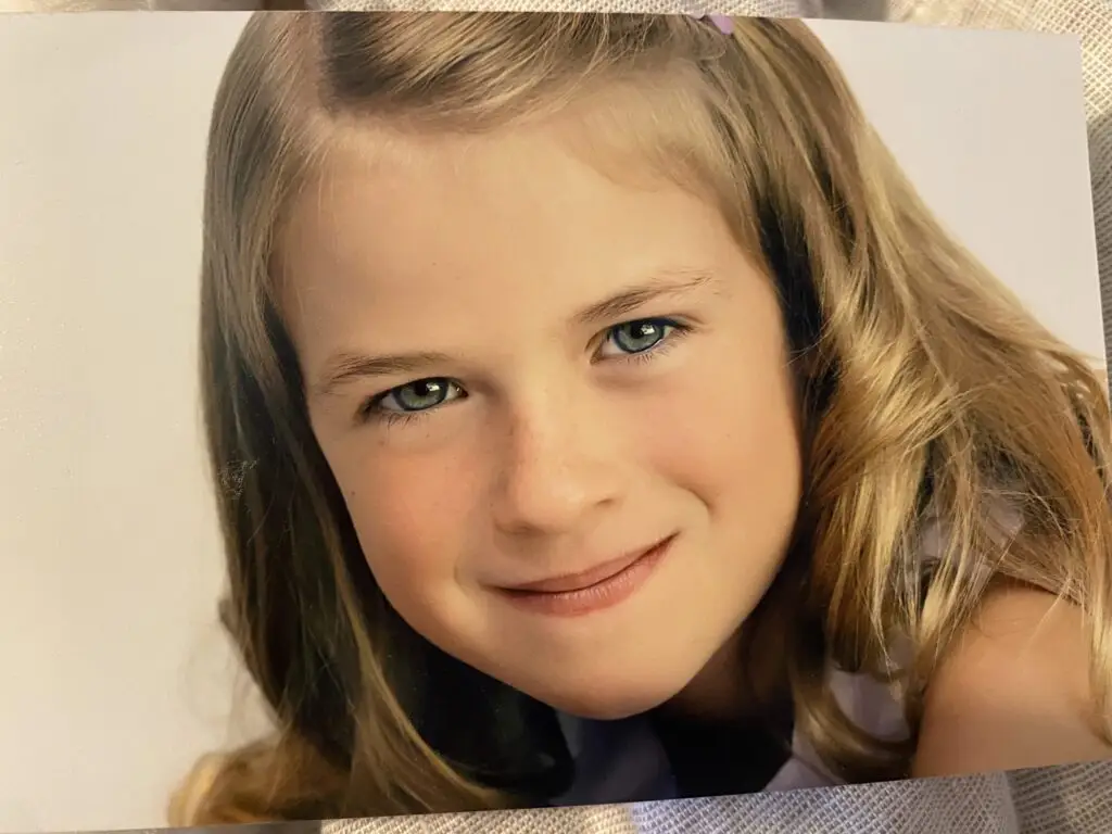 Natalia Linchenko as a child