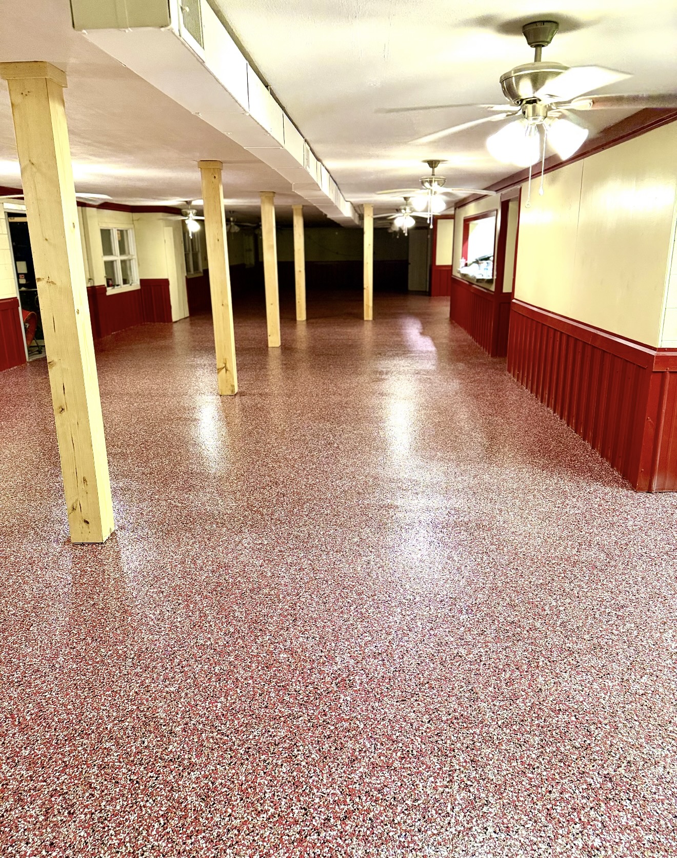 Commercial flooring project