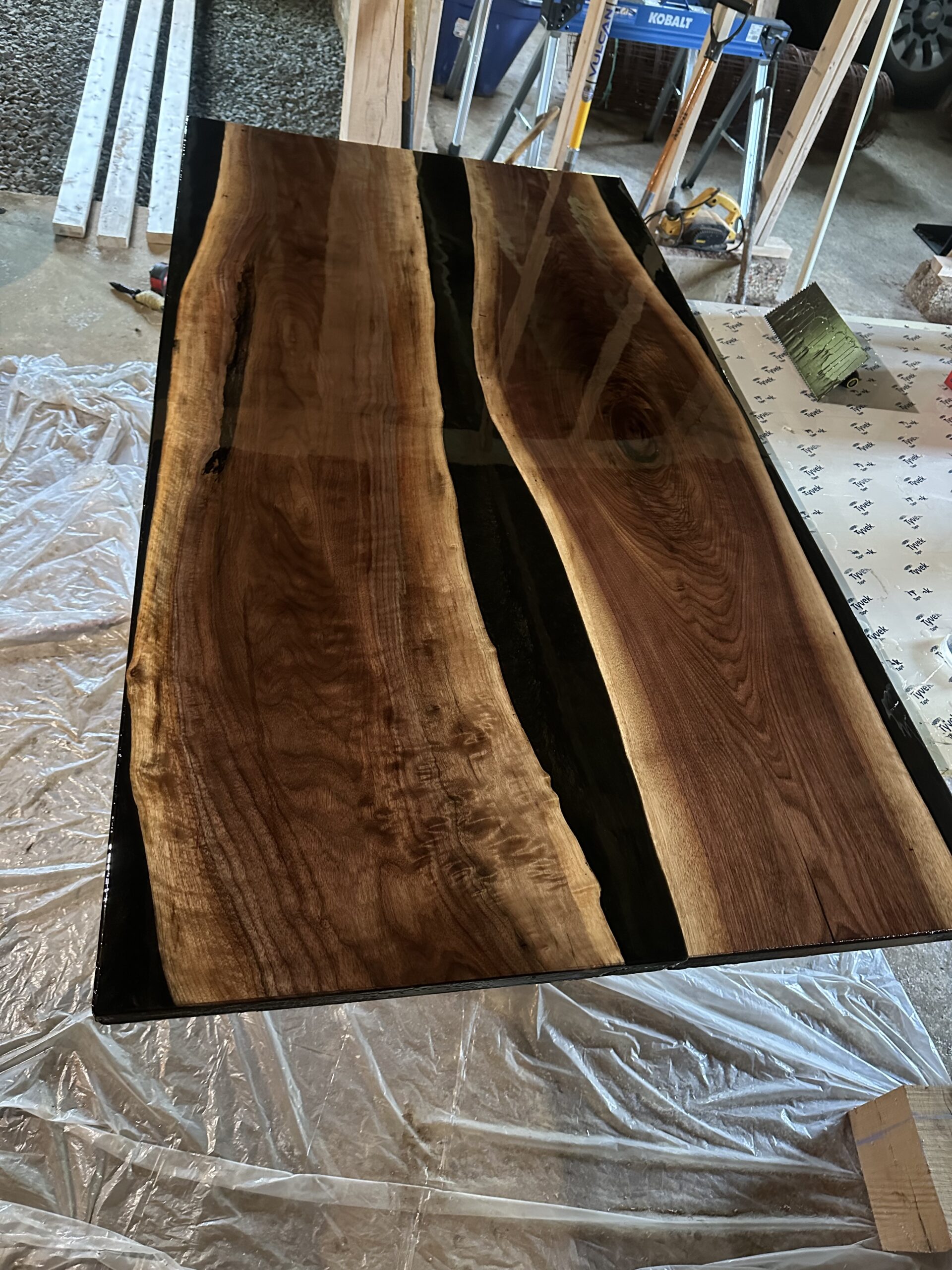 Custom epoxy countertop