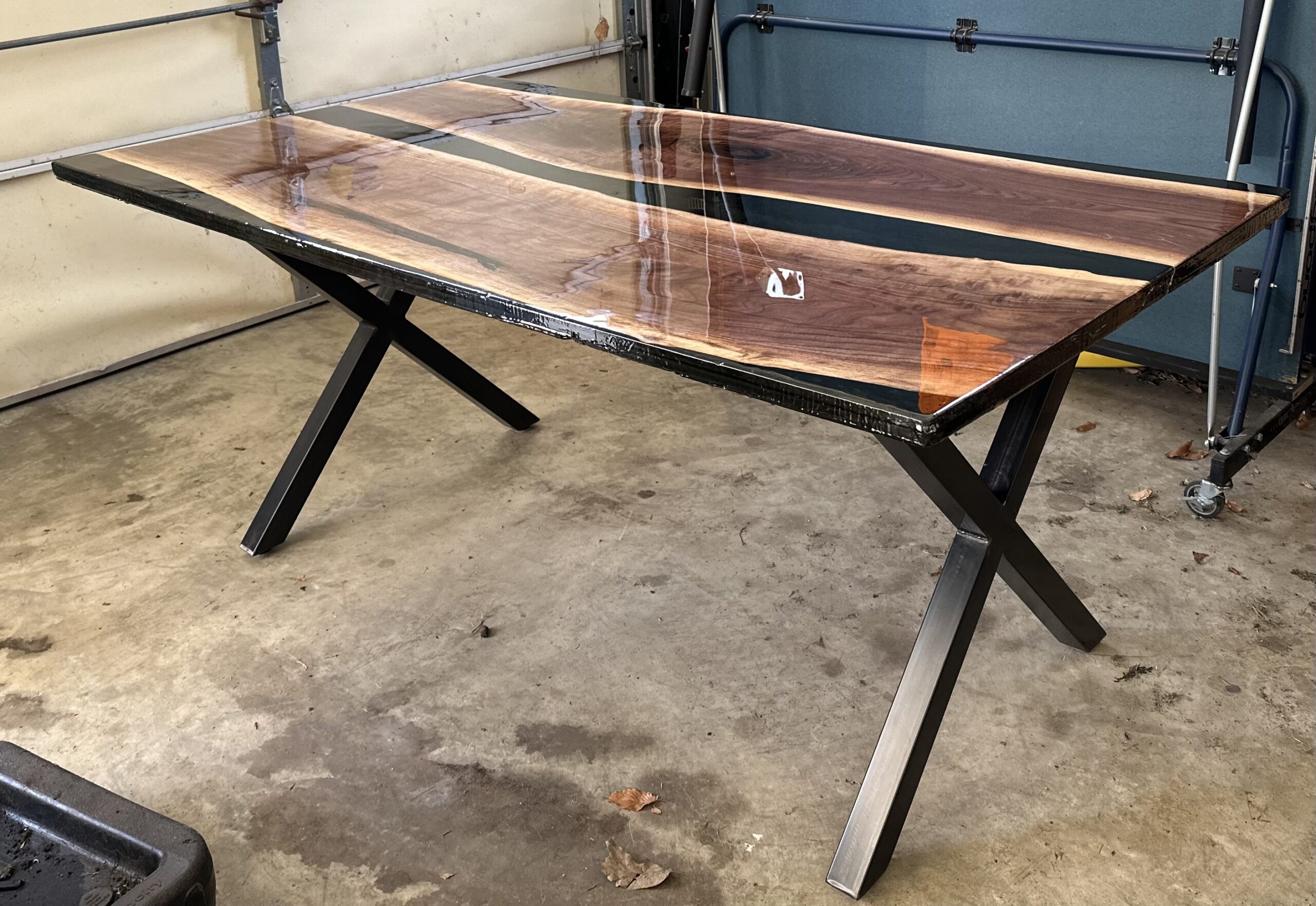 Custom epoxy countertop