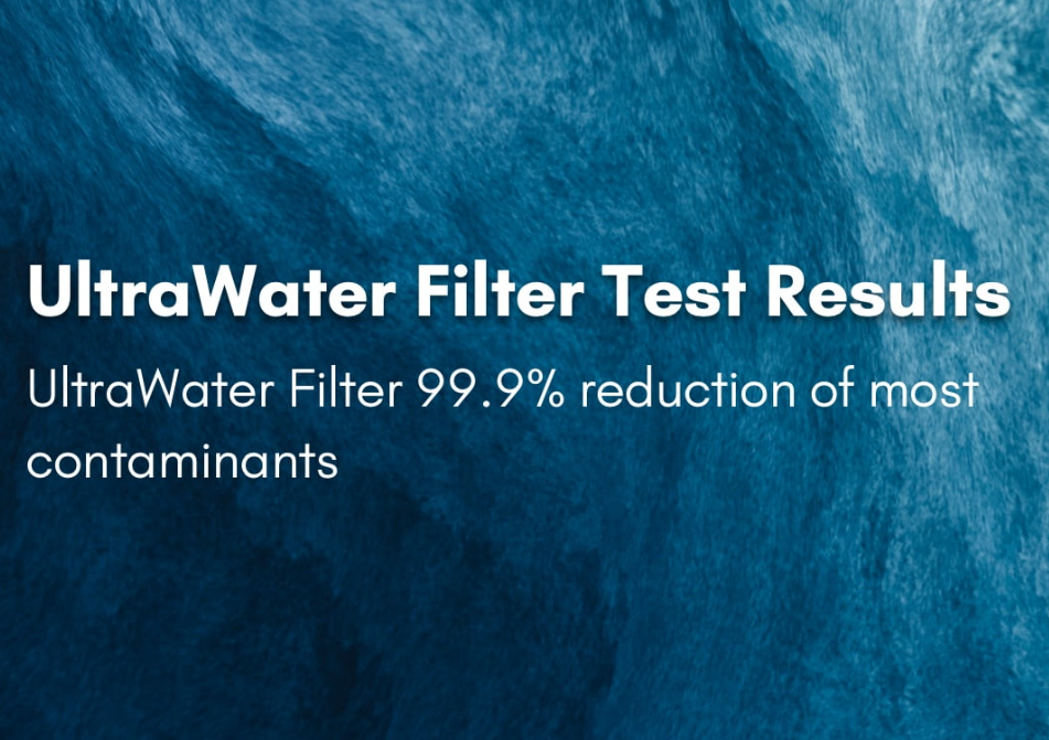 UltraWater filter test results