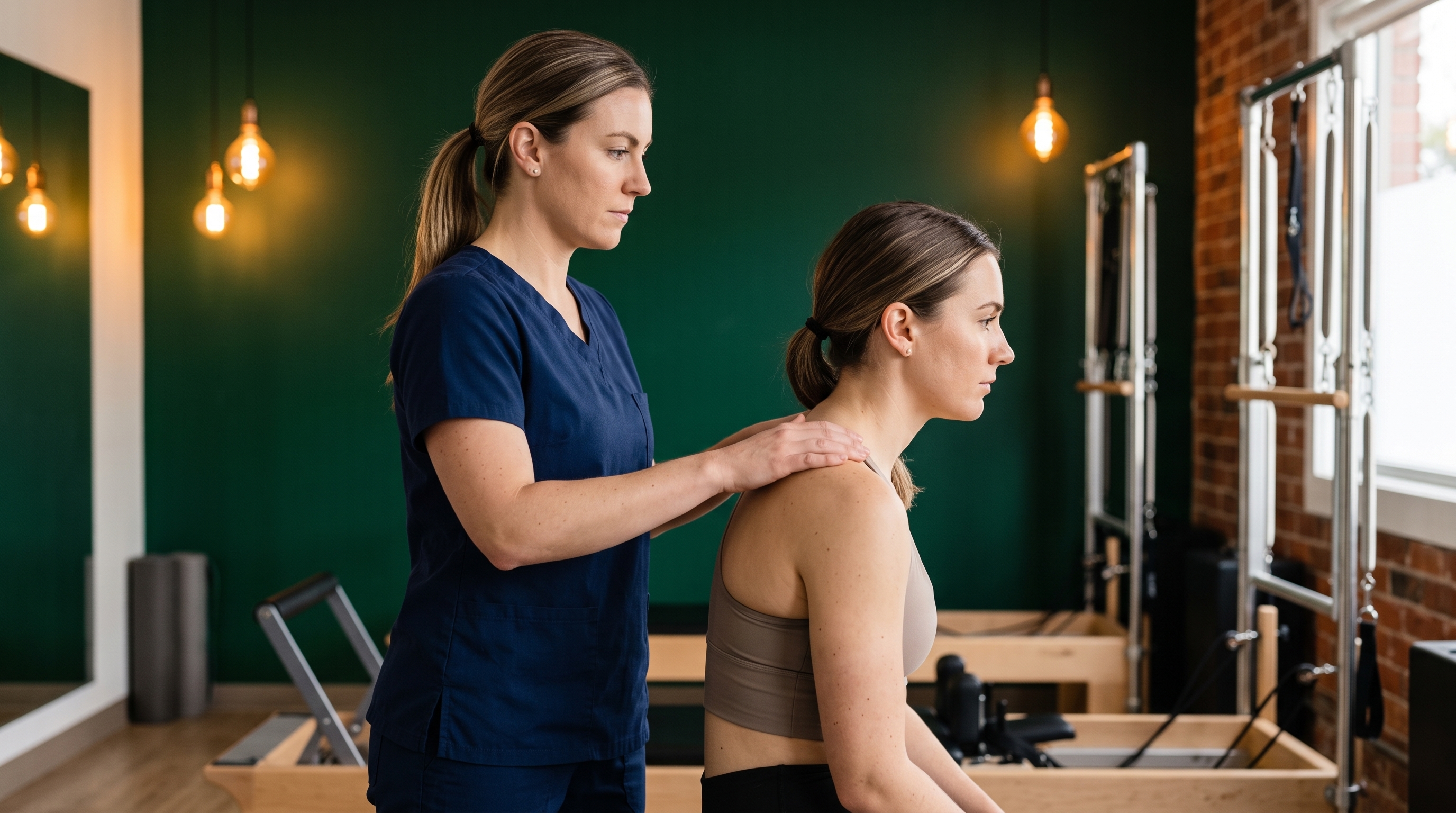 Integrated therapy and posture rehabilitation session