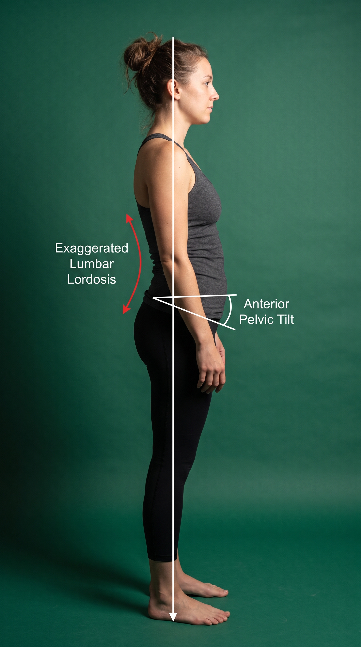 Lower back and pelvic posture assessment