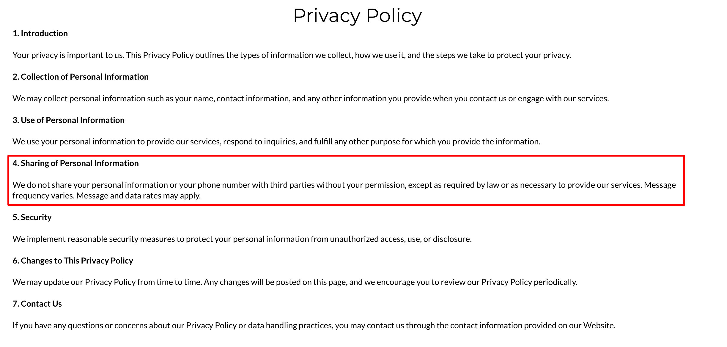 Privacy Policy