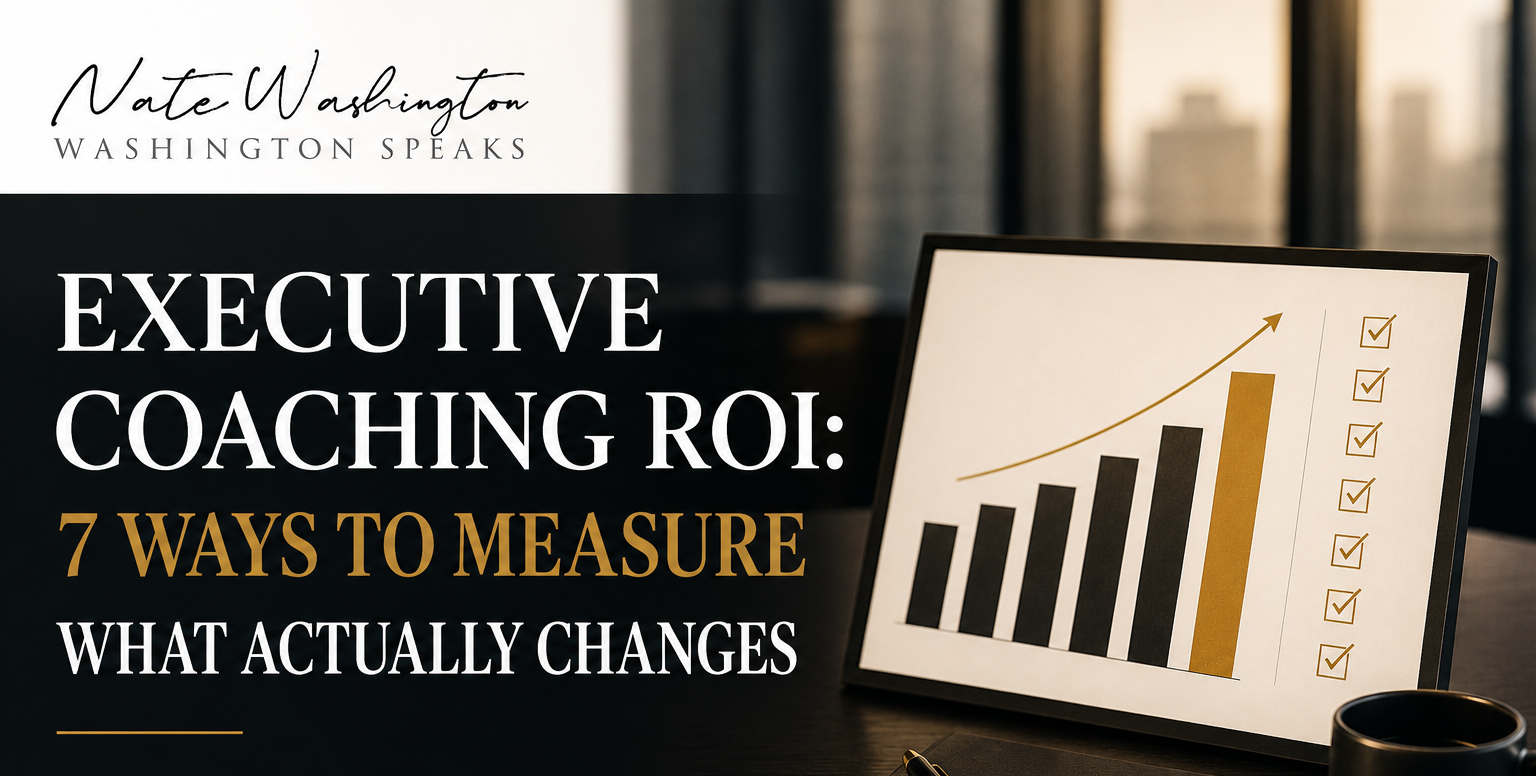 Executive Coaching ROI: 7 Ways to Measure What Actually Changes | Washington Speaks