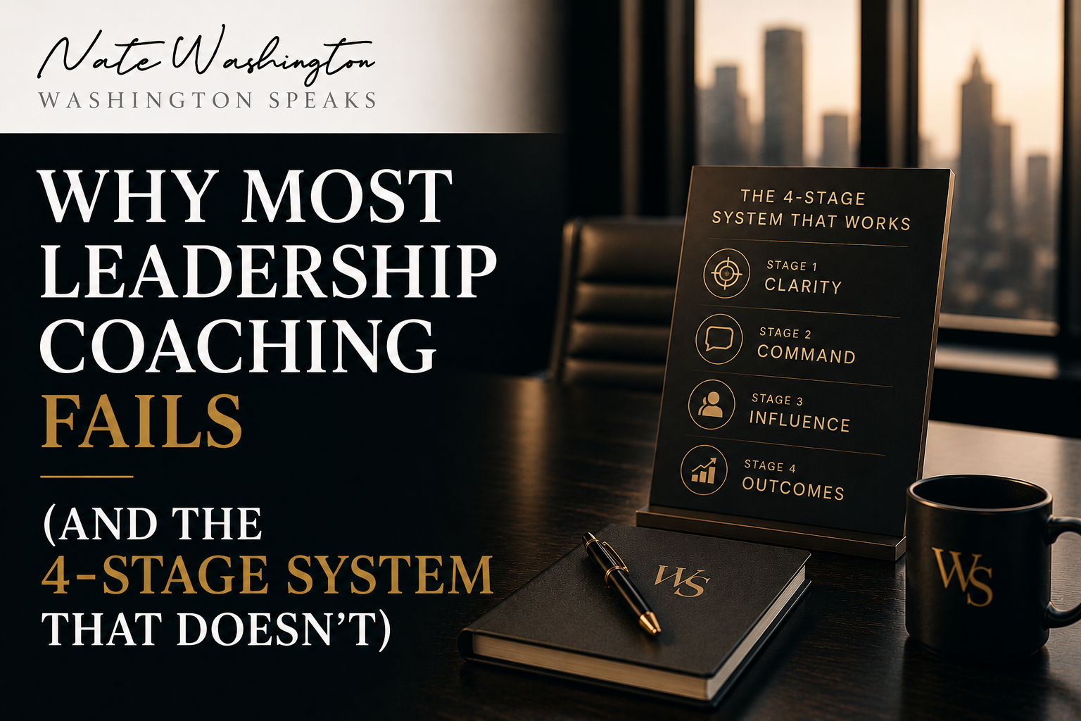 Why Most Leadership Coaching Fails (And the 4-Stage System That Doesn't) | Washington Speaks