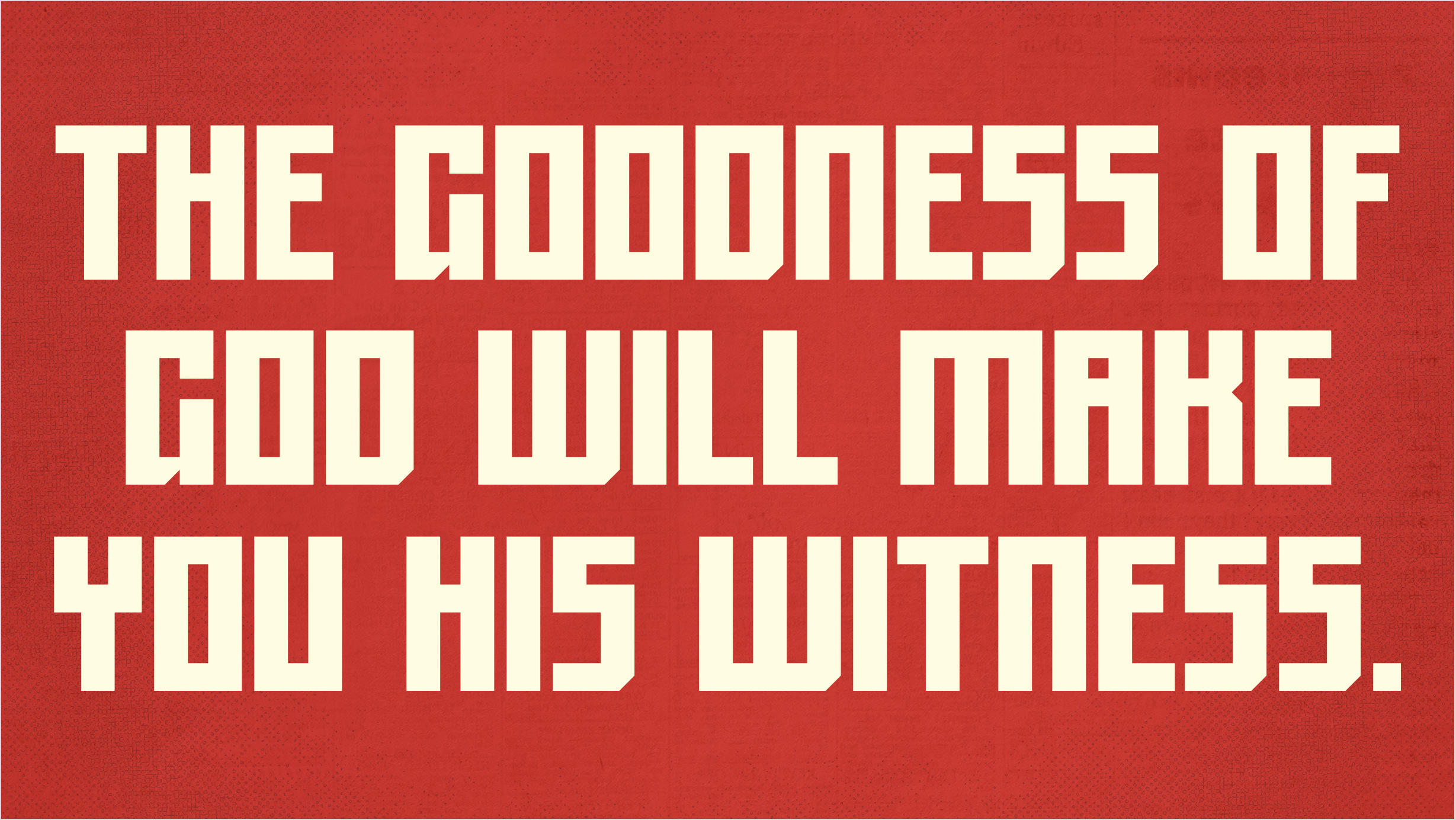 talk 2 one big powerfule message