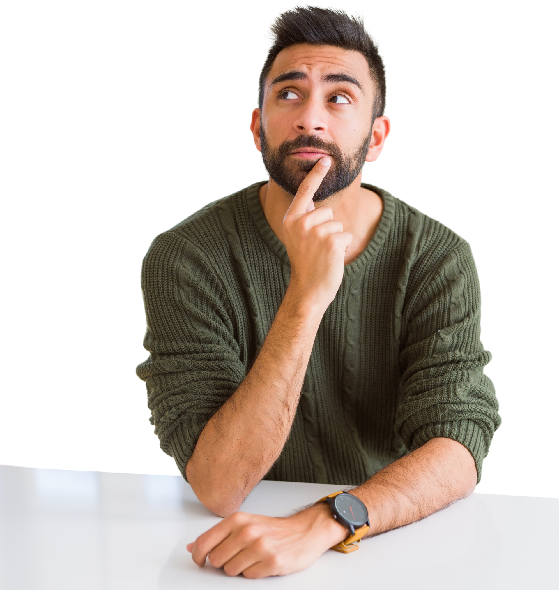 Business owner reviewing customer acquisition channels