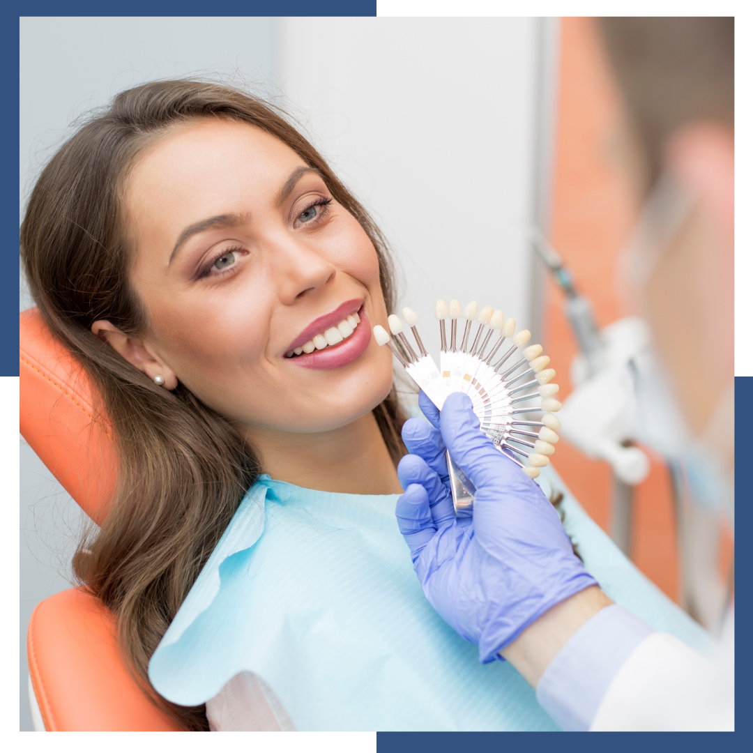A relaxed patient during a gentle, judgement-free dental visit