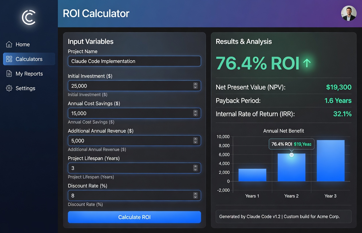 ROI Calculator Preview