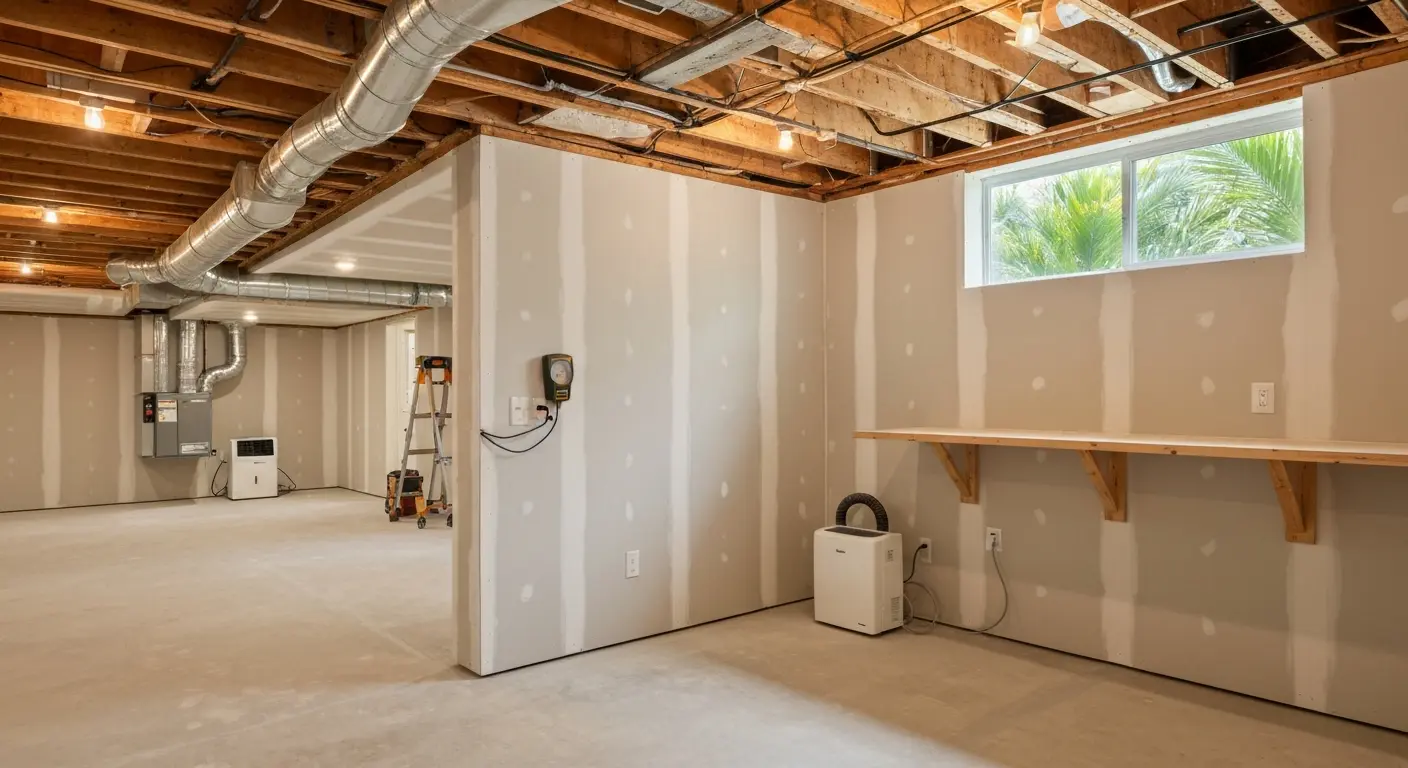 Basement finishing