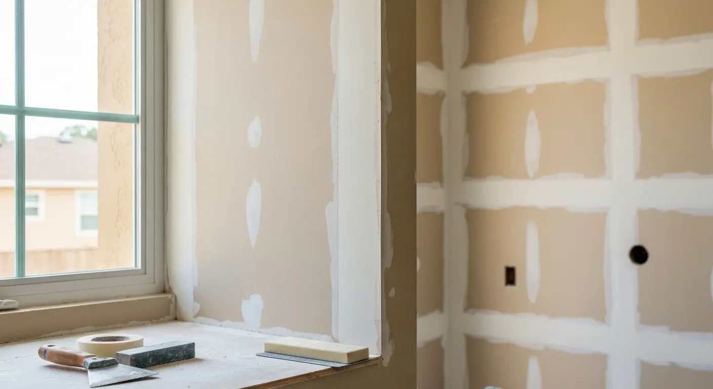 Drywall repair and finishing