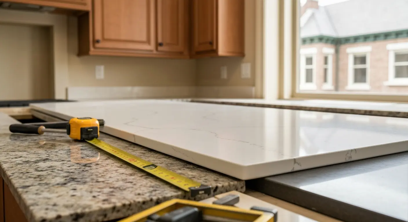 Countertop materials and finishes