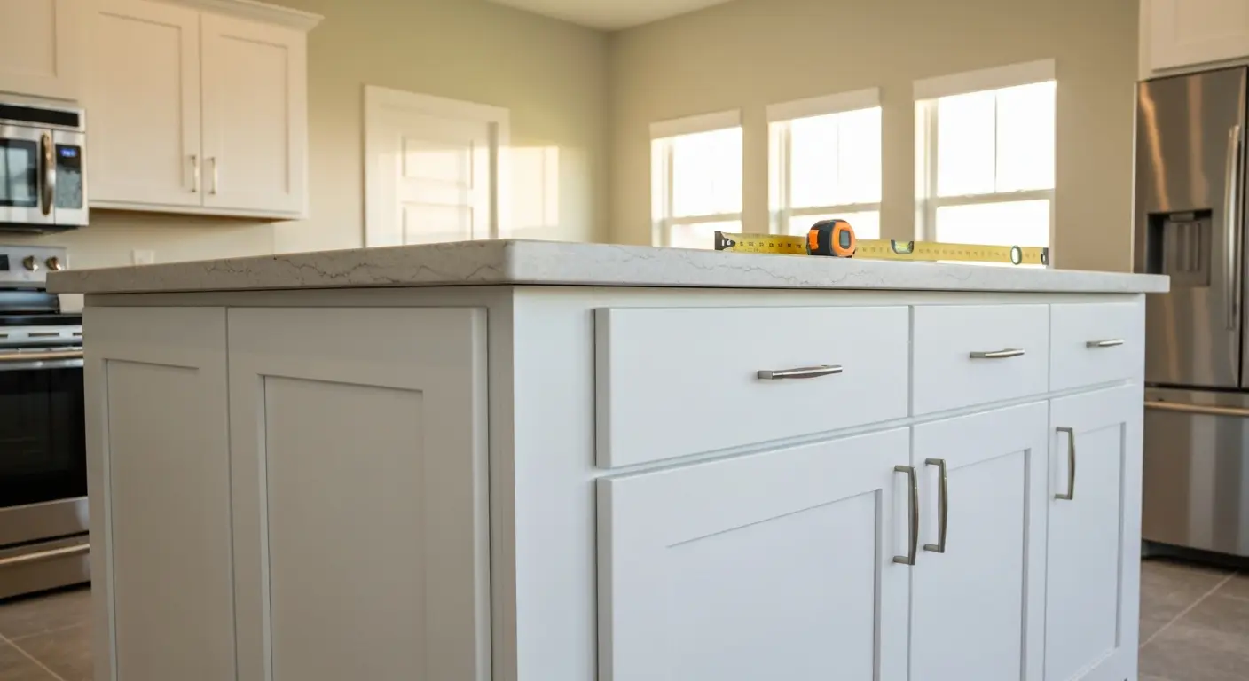 Custom cabinet installation