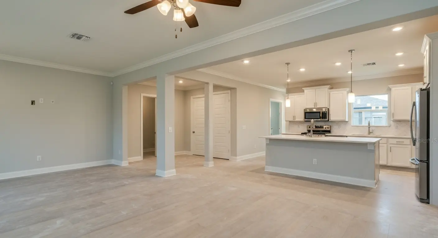 Open floor plan Odessa remodel
