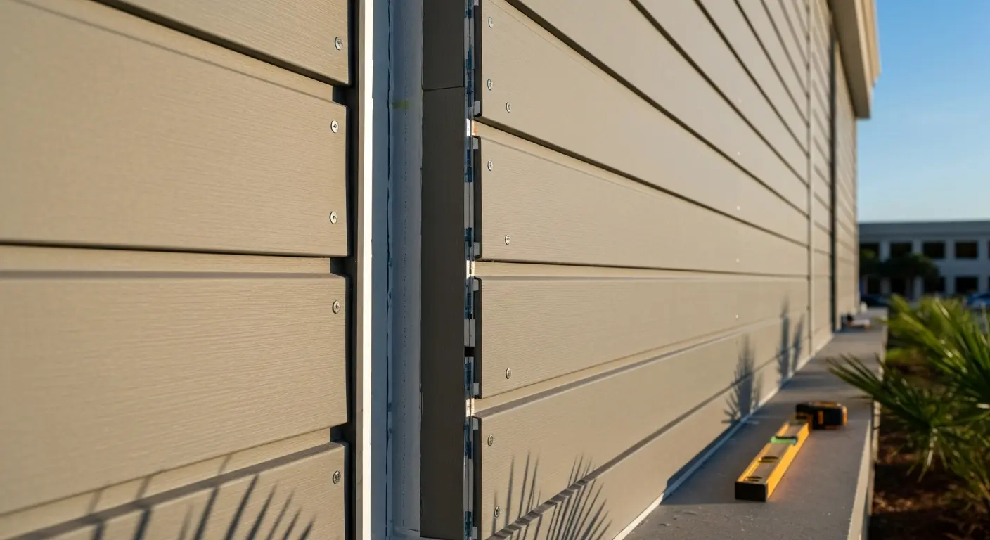 Commercial siding project