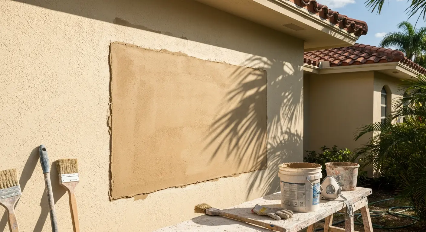 Stucco section replacement