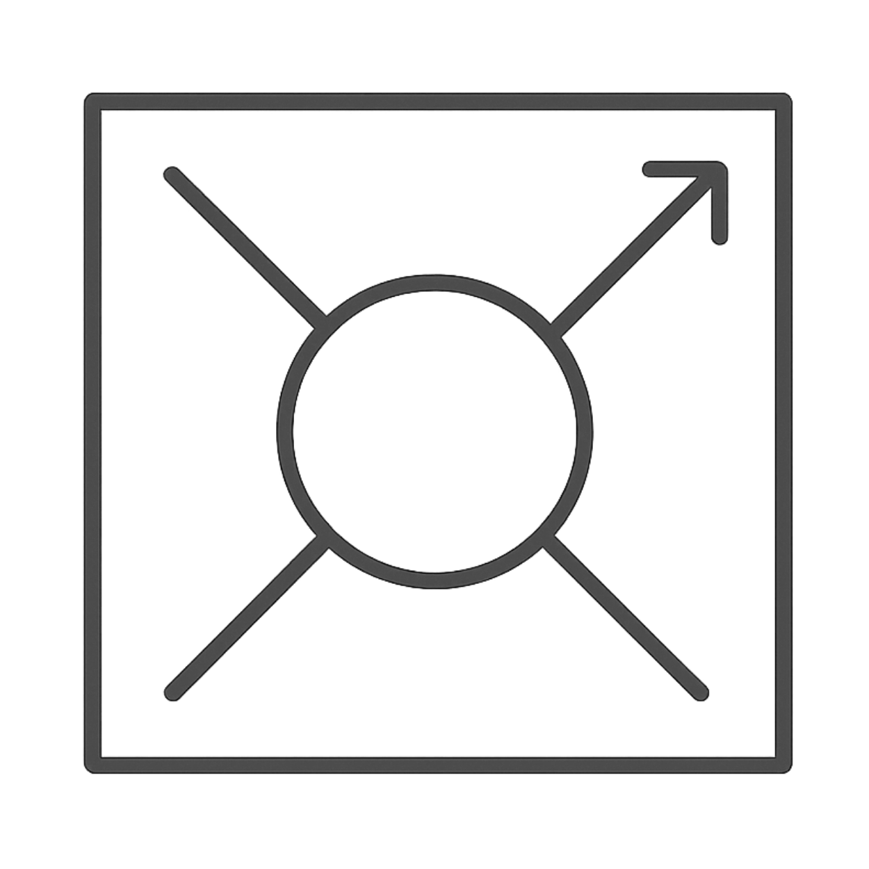 Strategy and brand planning icon