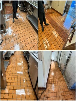 Concrete cleaning in Irving