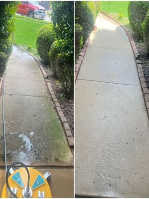 Commercial pressure wash in Irving