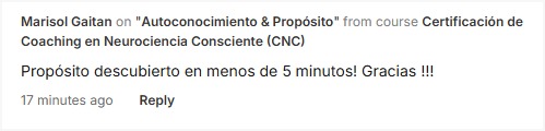 Testimonio — Propósito en 5 min CNC