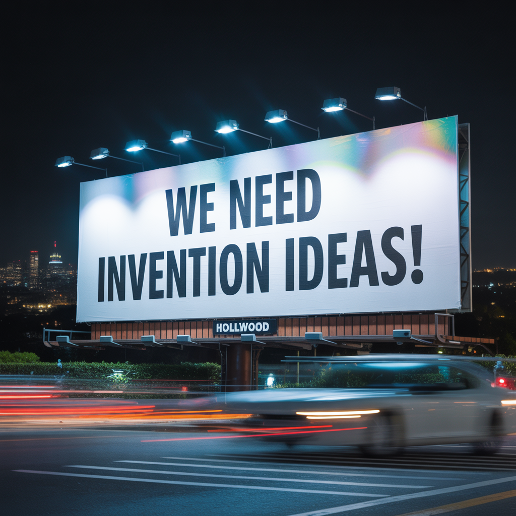 Claim Your Free Invention Line Drawing