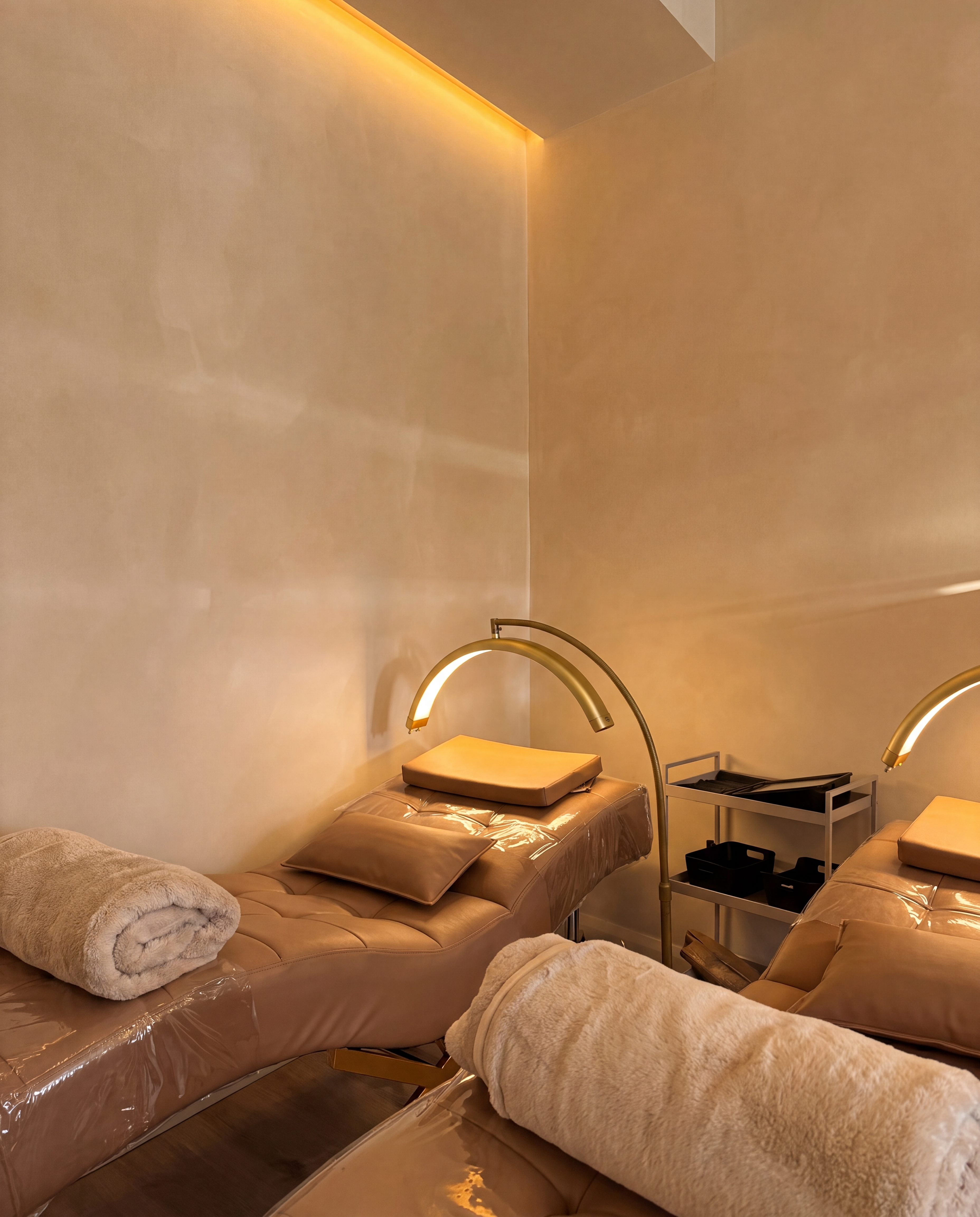 A calm, private treatment room at Lisa Thompson Aesthetics in Drumcondra, Dublin
