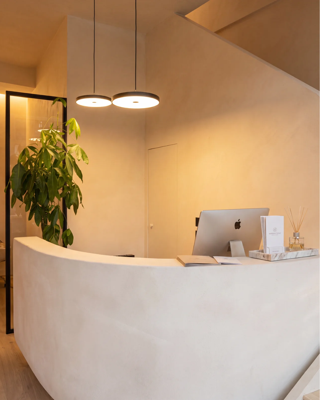 The calm reception at Lisa Thompson Aesthetics in Drumcondra, Dublin