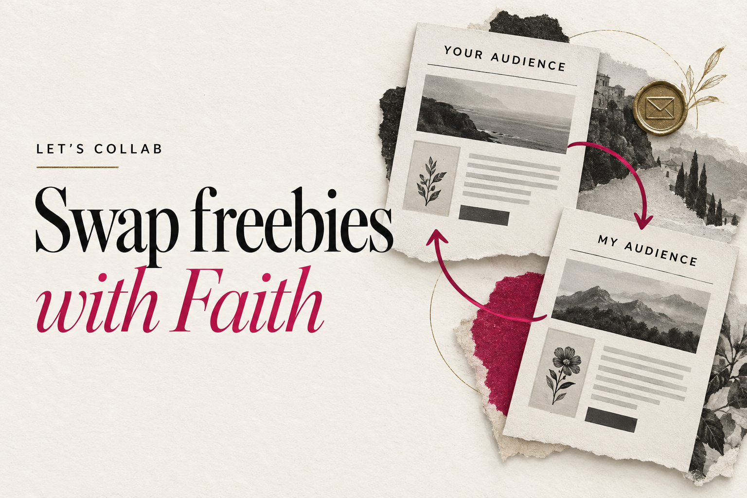 Swap freebies with Faith: introduce our email audiences