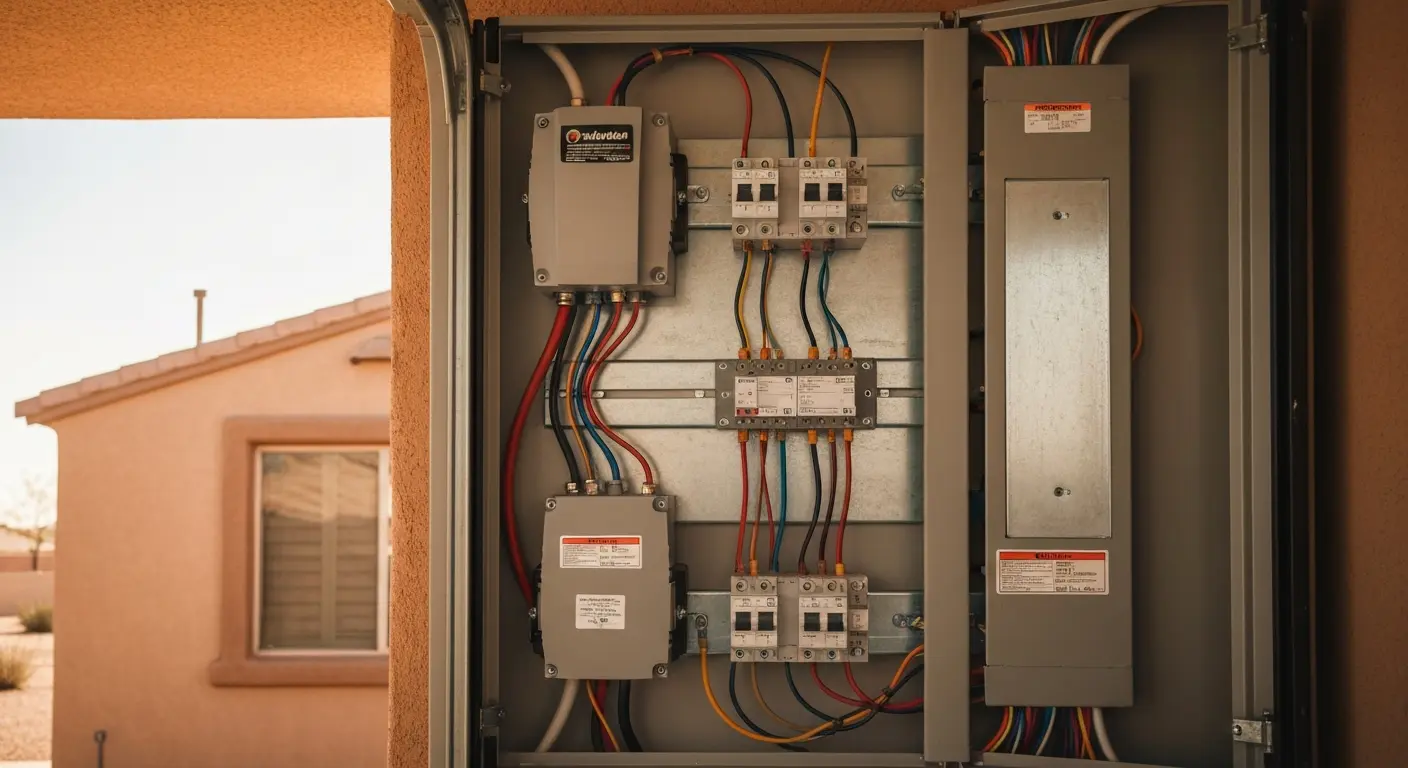Transfer switch installation