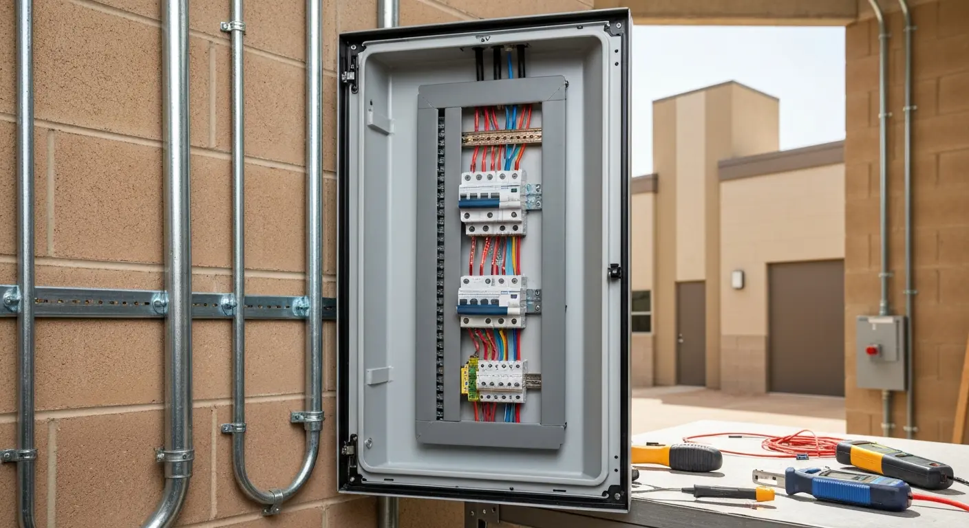 Electrical panel upgrade work