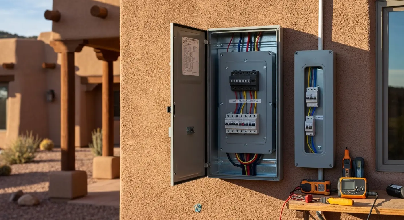 Electrical panel upgrade in Mt Lemmon home