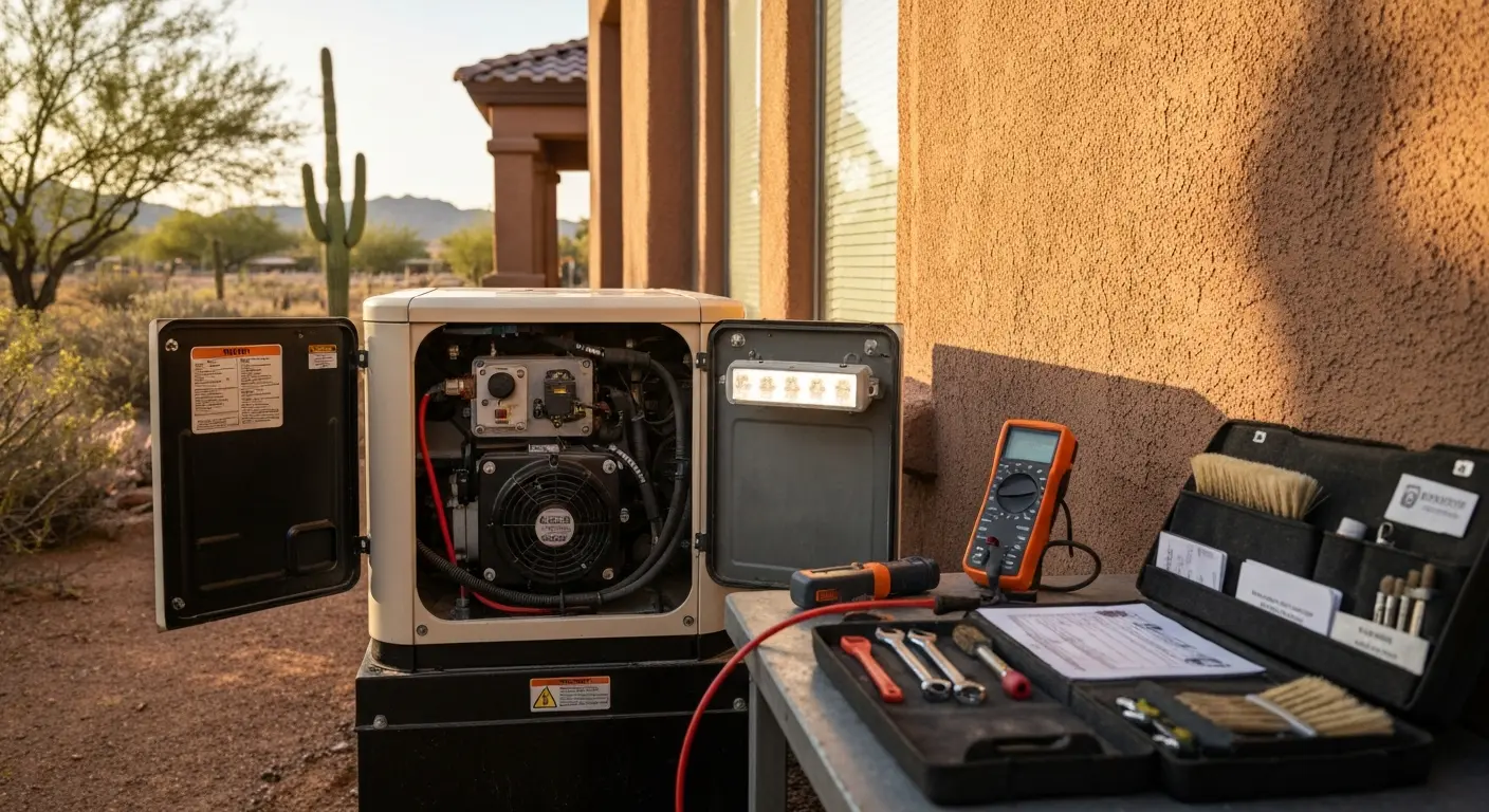 Generator maintenance service