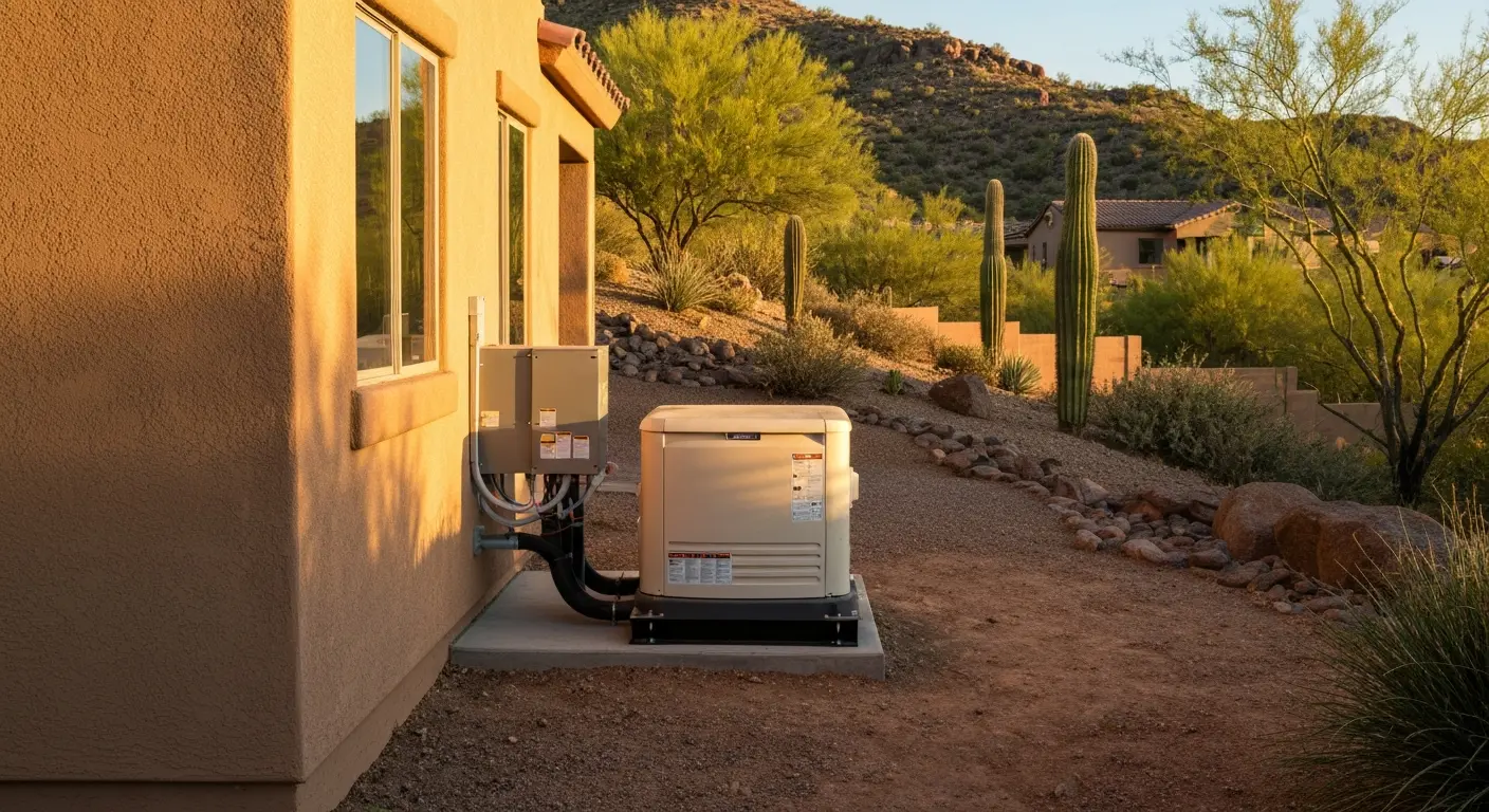 Standby generator installation