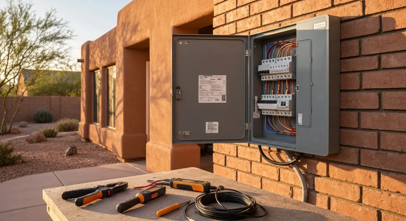 Electrical service repair