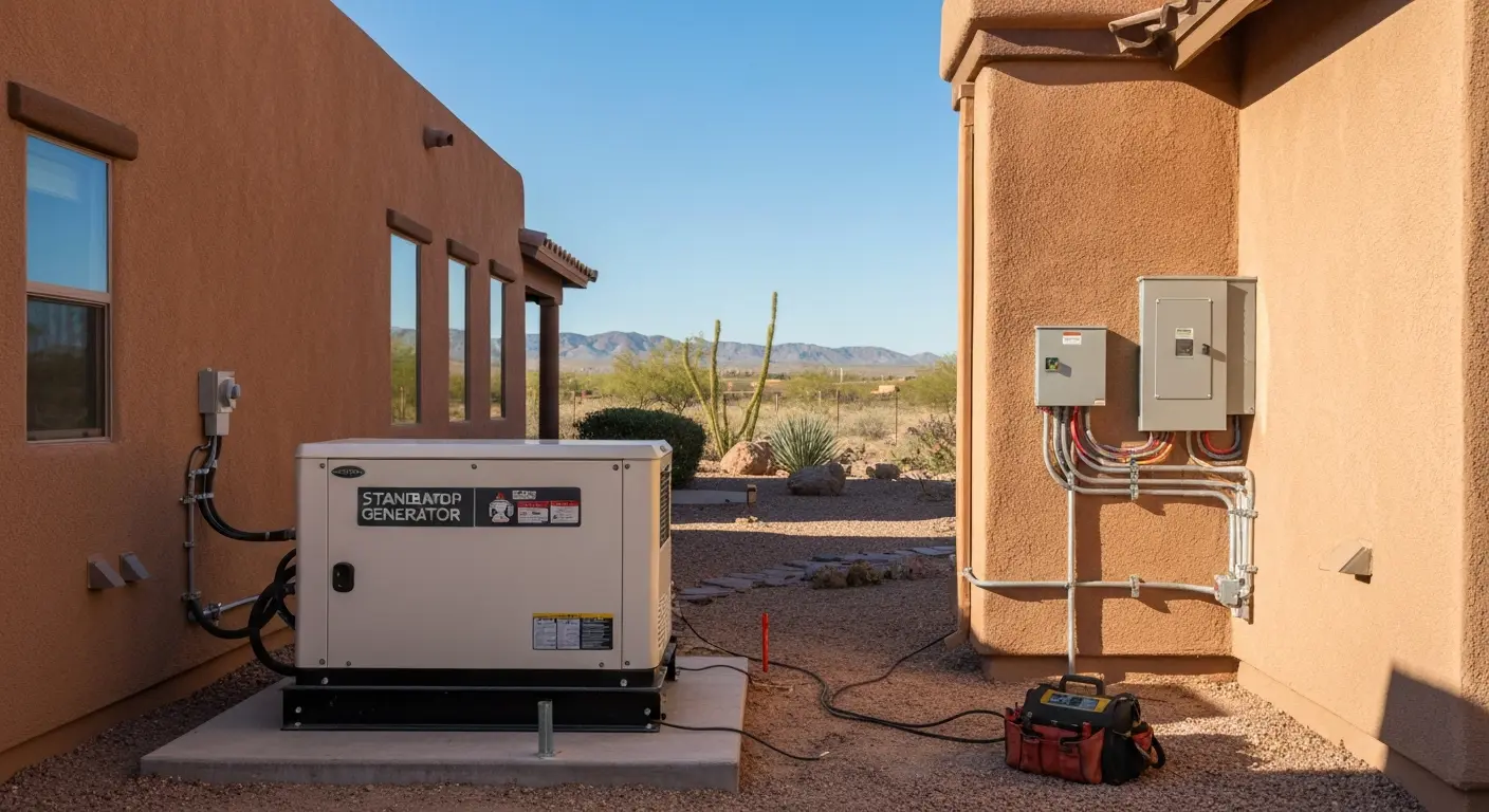 Standby generator installation